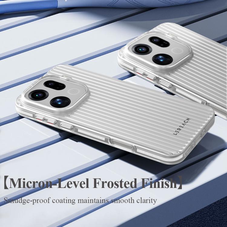 For OPPO Find X9 LeReach TOC Icicle Series Ice Mist Double-Sided Non-Slip Phone Case