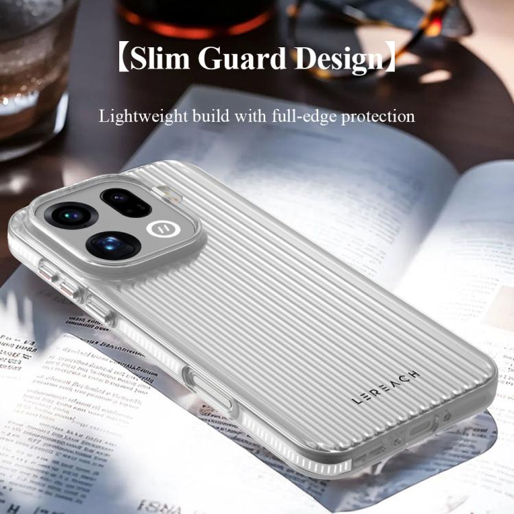 For OPPO Find X9 LeReach TOC Icicle Series Ice Mist Double-Sided Non-Slip Phone Case