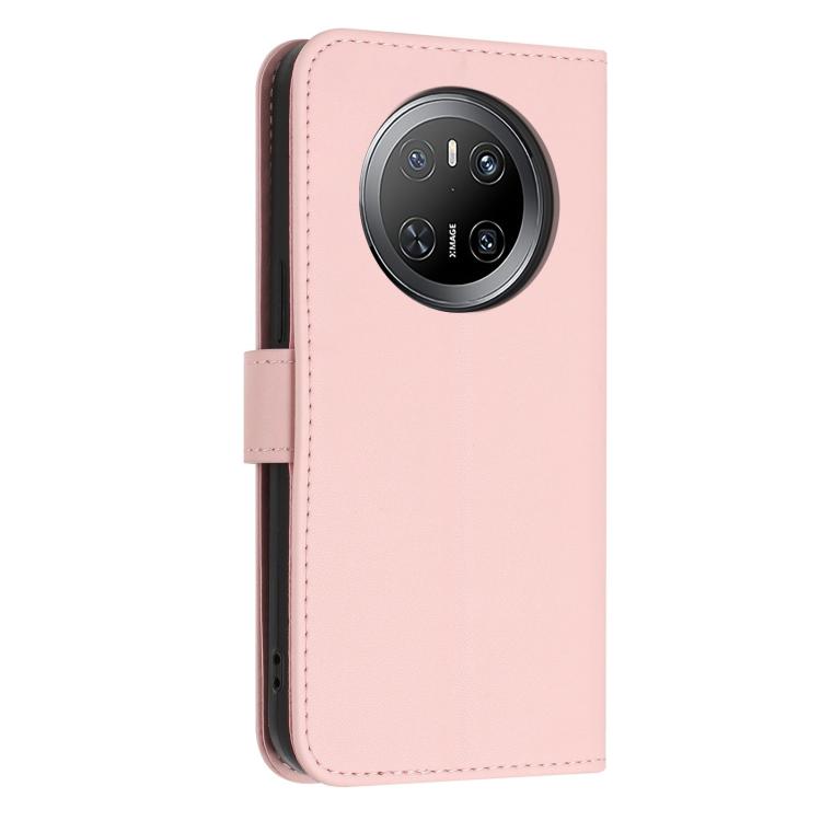 For Huawei Mate 70 Glitter Butterfly Zipper Vegan Leather Phone Case with Wrist Strap