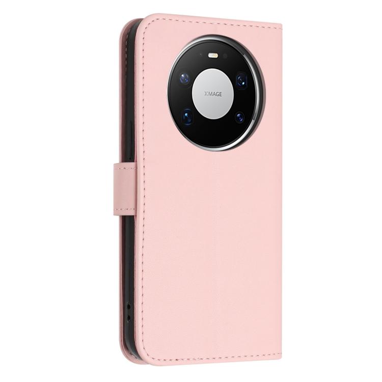 For Huawei Mate 80 Pro Max Glitter Butterfly Zipper Vegan Leather Phone Case with Wrist Strap