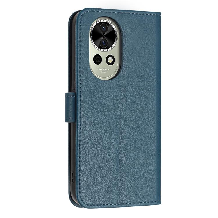 For Huawei nova 12 / 13 5G Glitter Butterfly Zipper Vegan Leather Phone Case with Wrist Strap