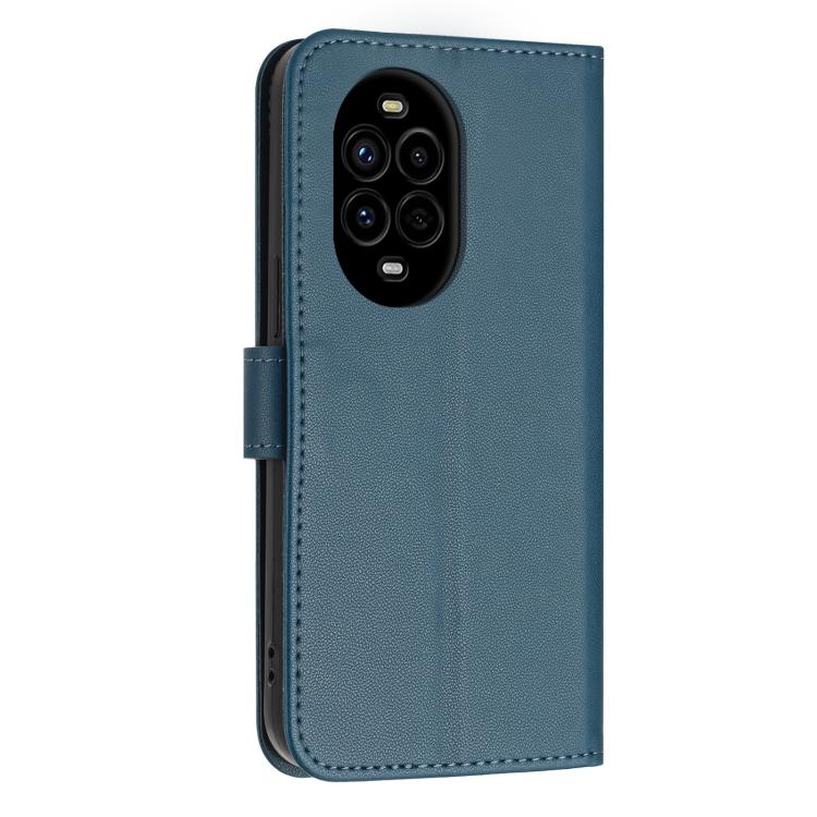 For Huawei nova 13 Pro 5G Glitter Butterfly Zipper Vegan Leather Phone Case with Wrist Strap