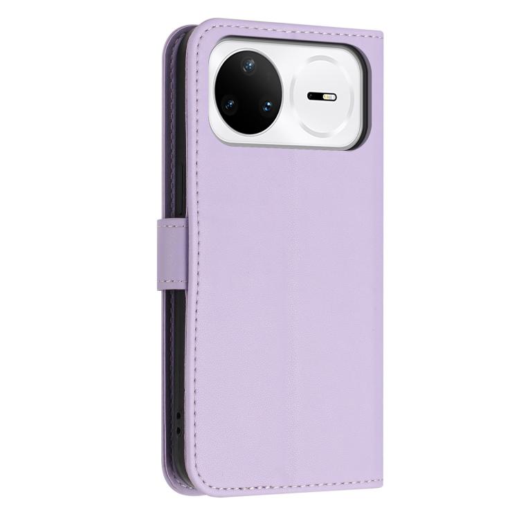 For Huawei nova 15 Pro / 15 Ultra Glitter Butterfly Zipper Vegan Leather Phone Case with Wrist Strap