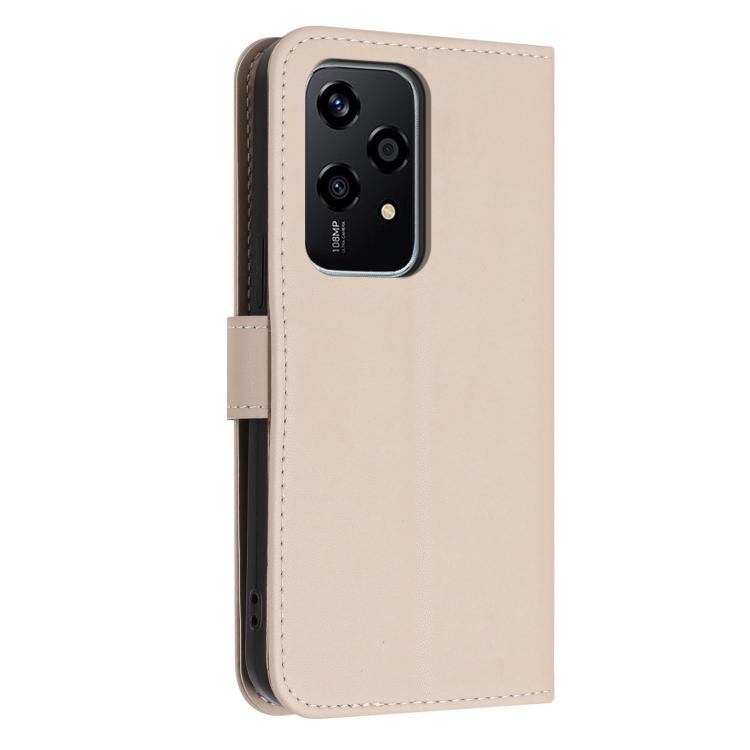 For Honor 200 Lite Global Glitter Butterfly Zipper Vegan Leather Phone Case with Wrist Strap