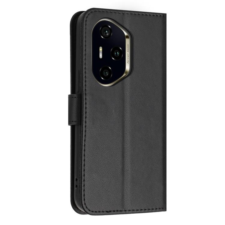 For Honor 300 Pro 5G / 300 Ultra 5G Glitter Butterfly Zipper Vegan Leather Phone Case with Wrist Strap