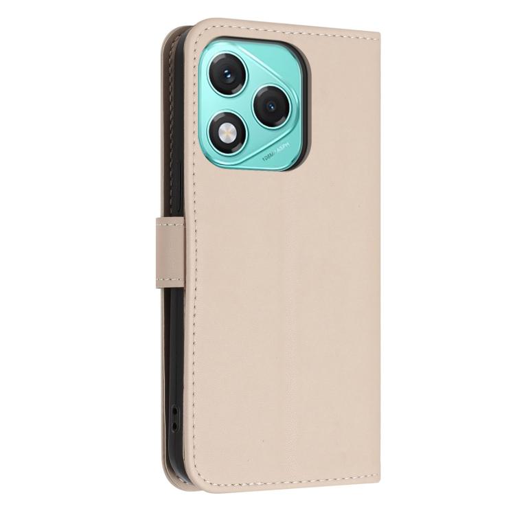 For Honor 400 Lite 5G Global Glitter Butterfly Zipper Vegan Leather Phone Case with Wrist Strap