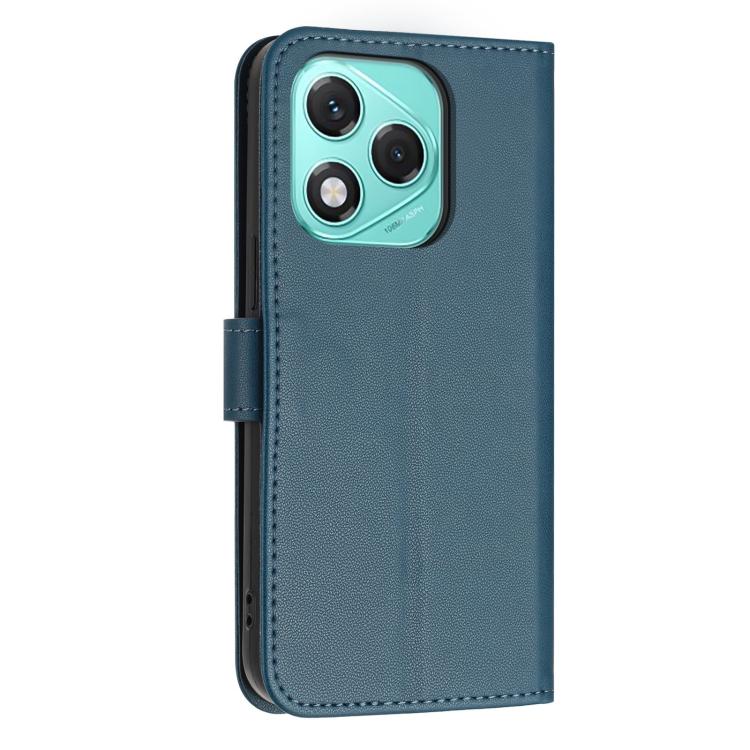 For Honor 400 Lite 5G Global Glitter Butterfly Zipper Vegan Leather Phone Case with Wrist Strap