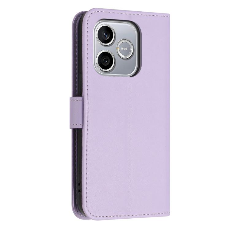 For Honor 600 Lite Global Glitter Butterfly Zipper Vegan Leather Phone Case with Wrist Strap