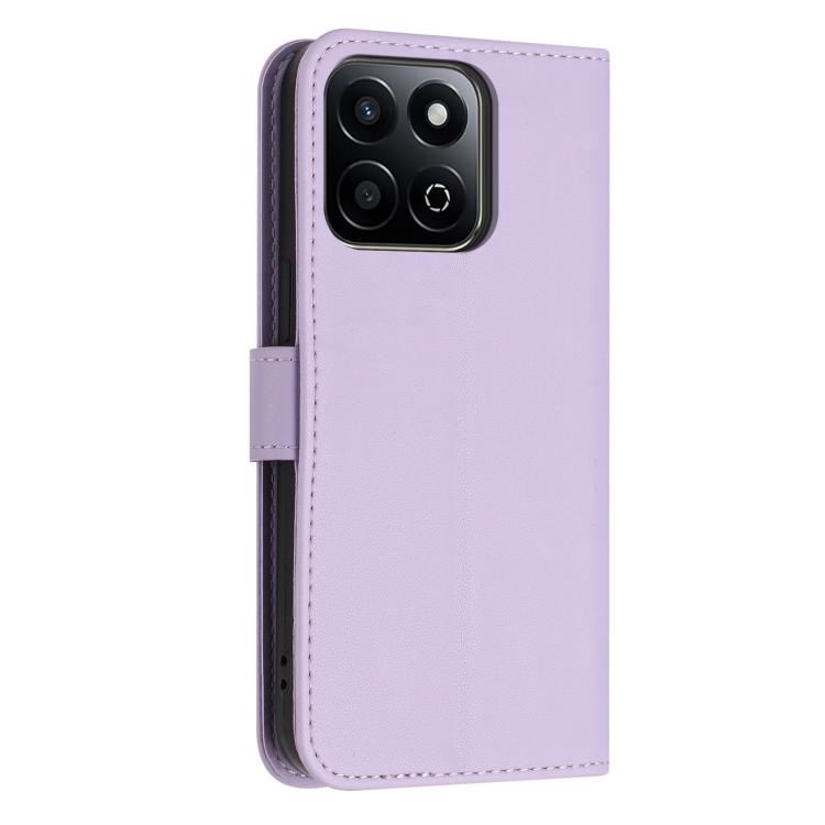 For Honor X7c 4G / 200 Smart 5G Global Glitter Butterfly Zipper Vegan Leather Phone Case with Wrist Strap
