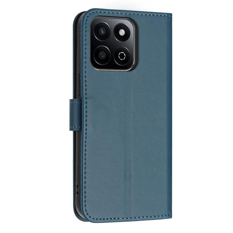 For Honor X7c 4G / 200 Smart 5G Global Glitter Butterfly Zipper Vegan Leather Phone Case with Wrist Strap
