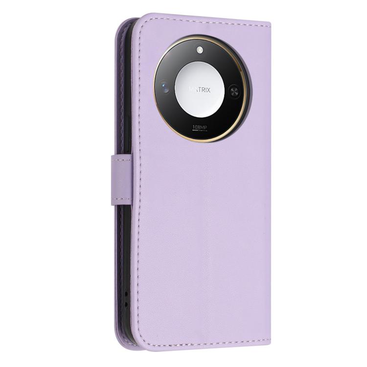 For Honor X9c Smart 5G Global Glitter Butterfly Zipper Vegan Leather Phone Case with Wrist Strap