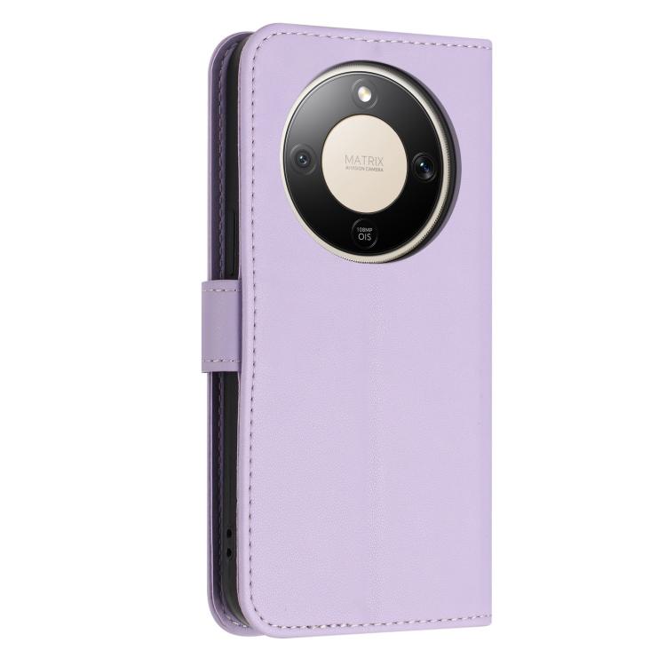 For Honor X9d 5G Global Glitter Butterfly Zipper Vegan Leather Phone Case with Wrist Strap