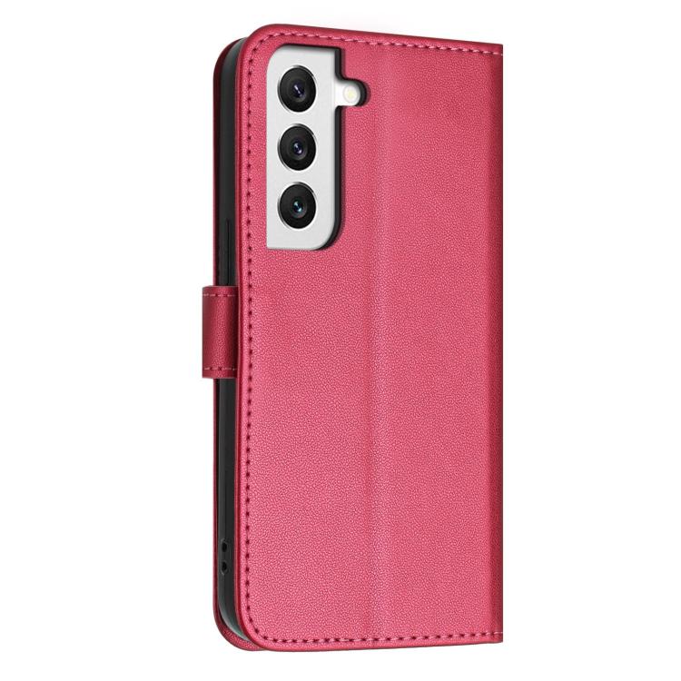For Galaxy S22+ 5G Glitter Butterfly Zipper Vegan Leather Phone Case with Wrist Strap