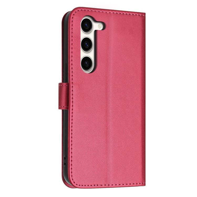 For Galaxy S23 5G Glitter Butterfly Zipper Vegan Leather Phone Case with Wrist Strap