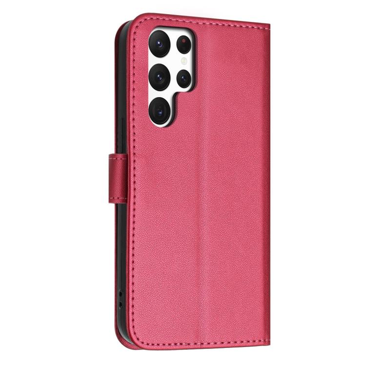 For Galaxy S23 Ultra 5G Glitter Butterfly Zipper Vegan Leather Phone Case with Wrist Strap