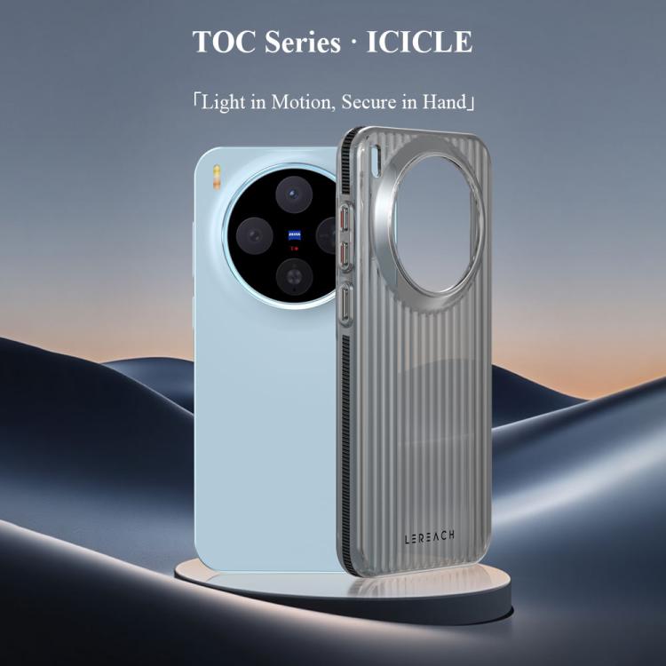 For vivo X300 LeReach TOC Icicle Series Ice Mist Double-Sided Non-Slip Phone Case