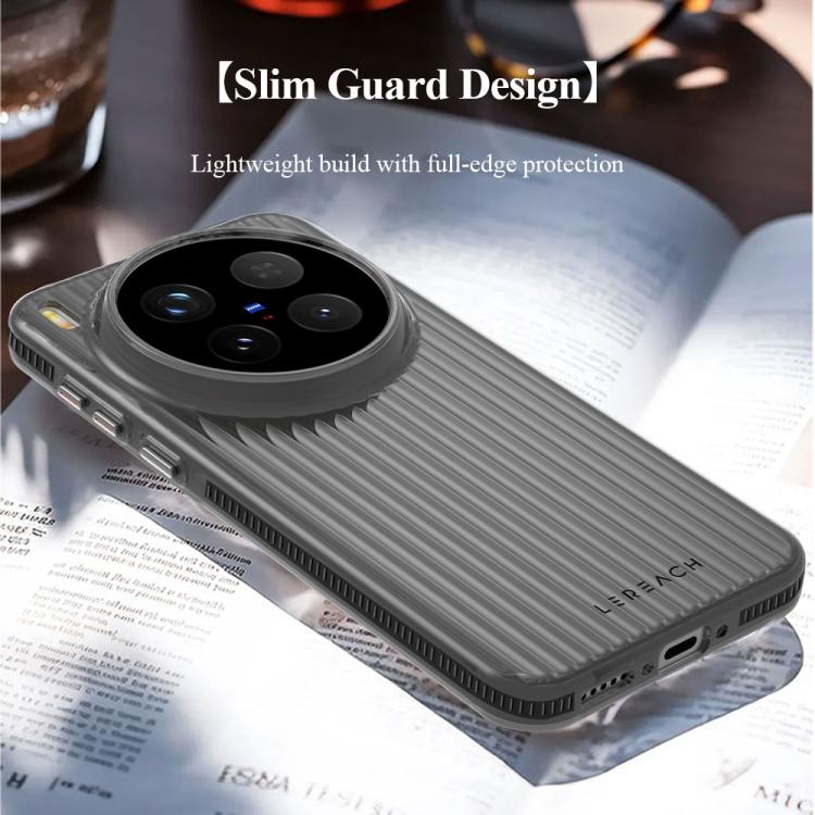 For vivo X300 Pro LeReach TOC Icicle Series Ice Mist Double-Sided Non-Slip Phone Case