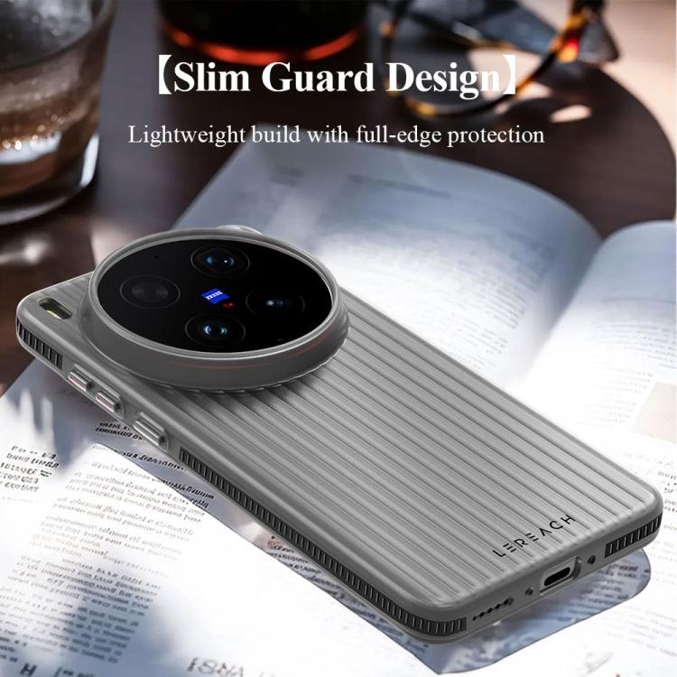 For vivo X300 Ultra LeReach TOC Icicle Series Ice Mist Double-Sided Non-Slip Phone Case