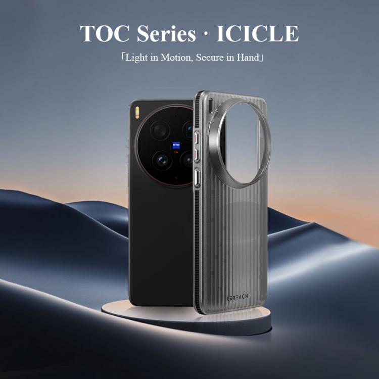 For vivo X300 Ultra LeReach TOC Icicle Series Ice Mist Double-Sided Non-Slip Phone Case