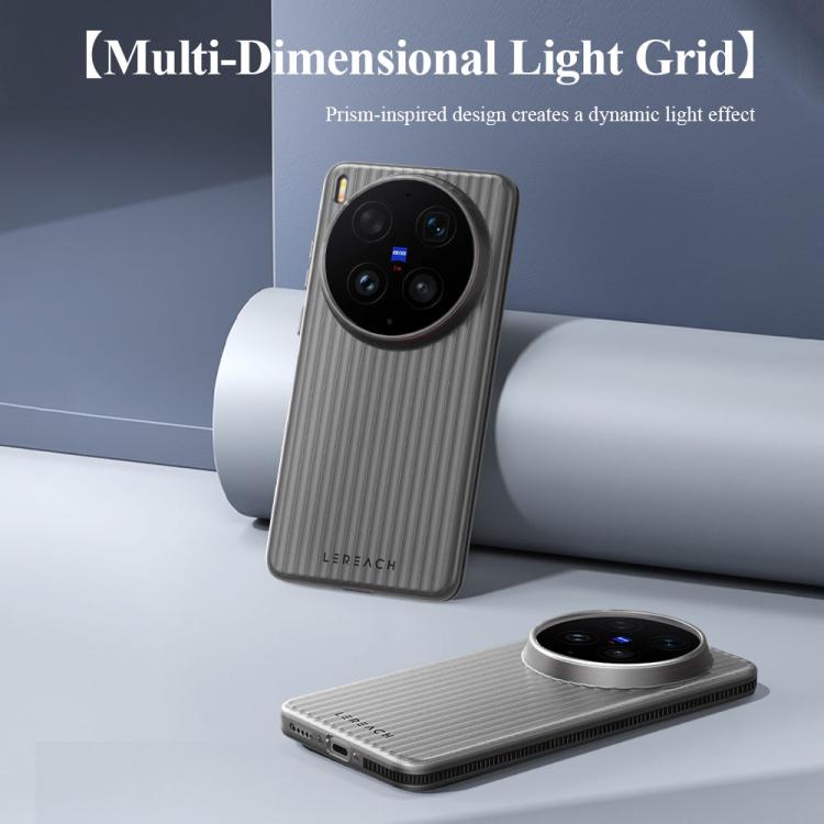 For vivo X300 Ultra LeReach TOC Icicle Series Ice Mist Double-Sided Non-Slip Phone Case