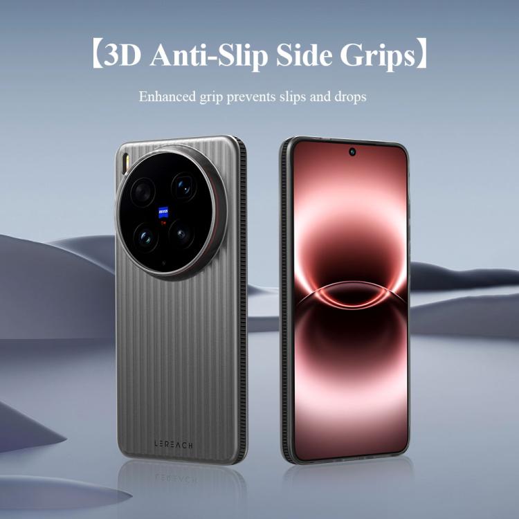 For vivo X300 Ultra LeReach TOC Icicle Series Ice Mist Double-Sided Non-Slip Phone Case