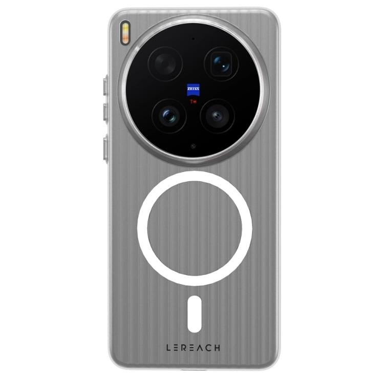 For vivo X300 Ultra LeReach TOC Icicle Series Ice Mist Double-Sided Non-Slip Magnetic Phone Case