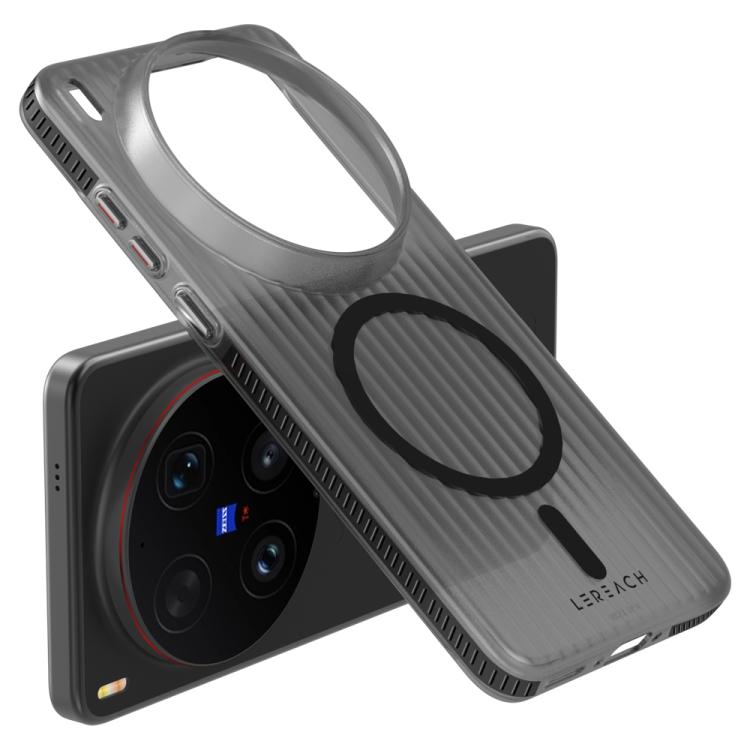 For vivo X300 Ultra LeReach TOC Icicle Series Ice Mist Double-Sided Non-Slip Magnetic Phone Case
