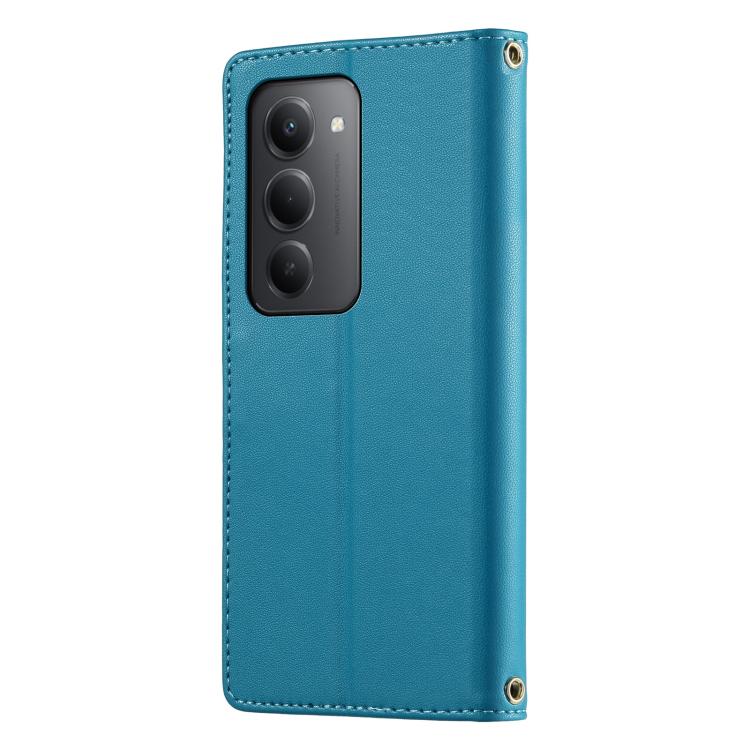 For Redmi 15 5G Global / 15 4G SEA 169.5mm Cute Cats Magnetic Closure Vegan Leather Phone Case with Strap