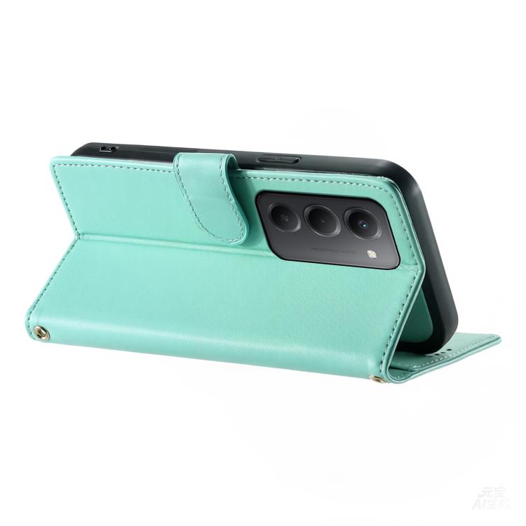 For Redmi 15 5G / 4G EU 171mm Cute Cats Magnetic Closure Vegan Leather Phone Case with Strap