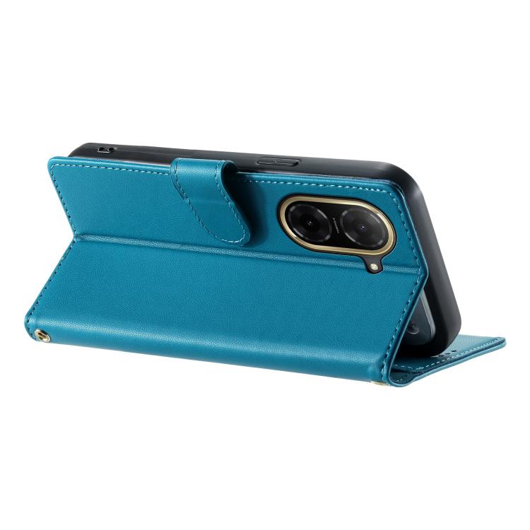 For Redmi A5 4G 171.7mm / Poco C71 Cute Cats Magnetic Closure Vegan Leather Phone Case with Strap