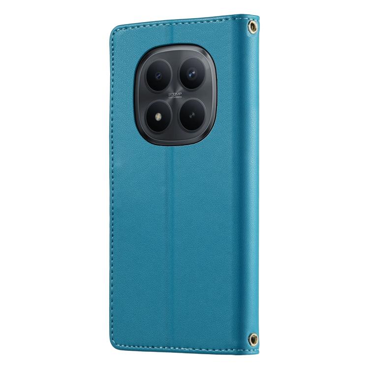 For Redmi Note 15 Pro 4G Global 163.2mm Cute Cats Magnetic Closure Vegan Leather Phone Case with Strap