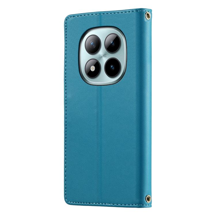For Redmi Note 15 Pro+ 5G 163.3mm / Poco M8 Pro 5G Cute Cats Magnetic Closure Vegan Leather Phone Case with Strap