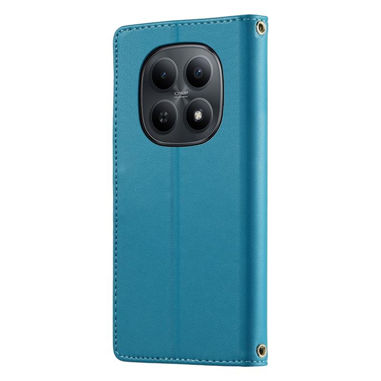 For Redmi Note 15 4G / 5G Global 164mm / Poco M8 5G Cute Cats Magnetic Closure Vegan Leather Phone Case with Strap