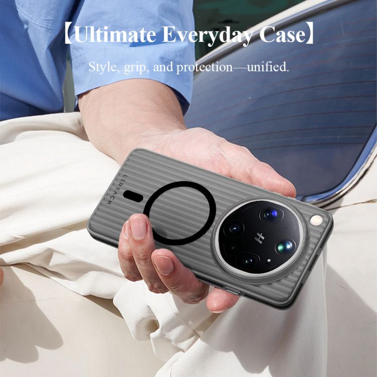 For OPPO Find X9 Ultra 5G LeReach TOC Icicle Series Ice Mist Double-Sided Non-Slip Magnetic Phone Case