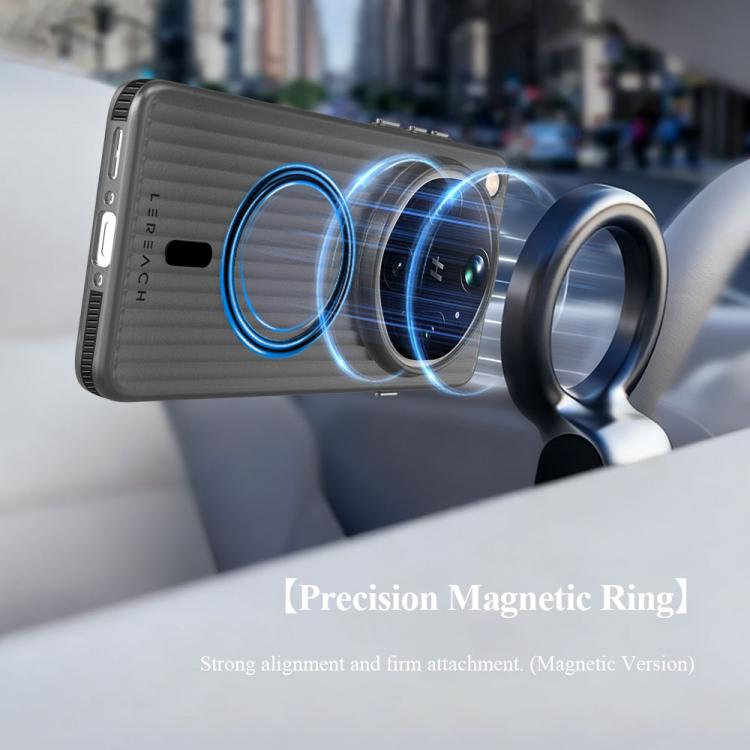 For OPPO Find X9 Ultra 5G LeReach TOC Icicle Series Ice Mist Double-Sided Non-Slip Magnetic Phone Case