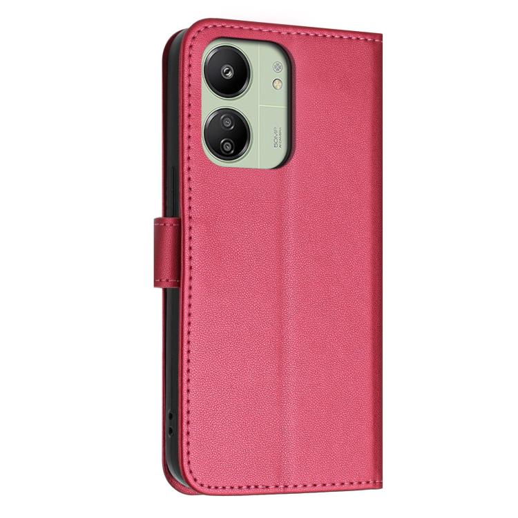 For Redmi 13C 4G / Poco C65 Global Glitter Butterfly Zipper Vegan Leather Phone Case with Wrist Strap