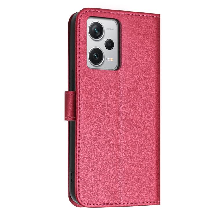 For Redmi Note 12 Pro 5G Global Glitter Butterfly Zipper Vegan Leather Phone Case with Wrist Strap