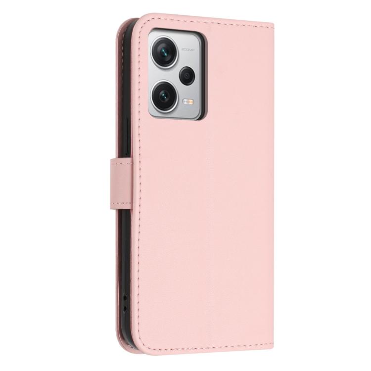 For Redmi Note 12 Pro+ Global Glitter Butterfly Zipper Vegan Leather Phone Case with Wrist Strap
