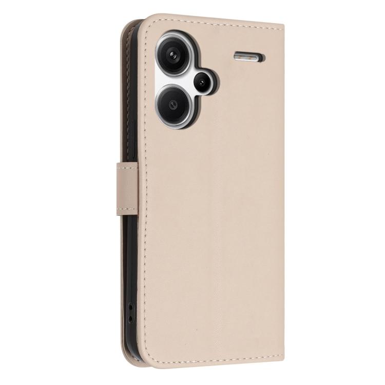 For Redmi Note 13 Pro+ 5G Global Glitter Butterfly Zipper Vegan Leather Phone Case with Wrist Strap