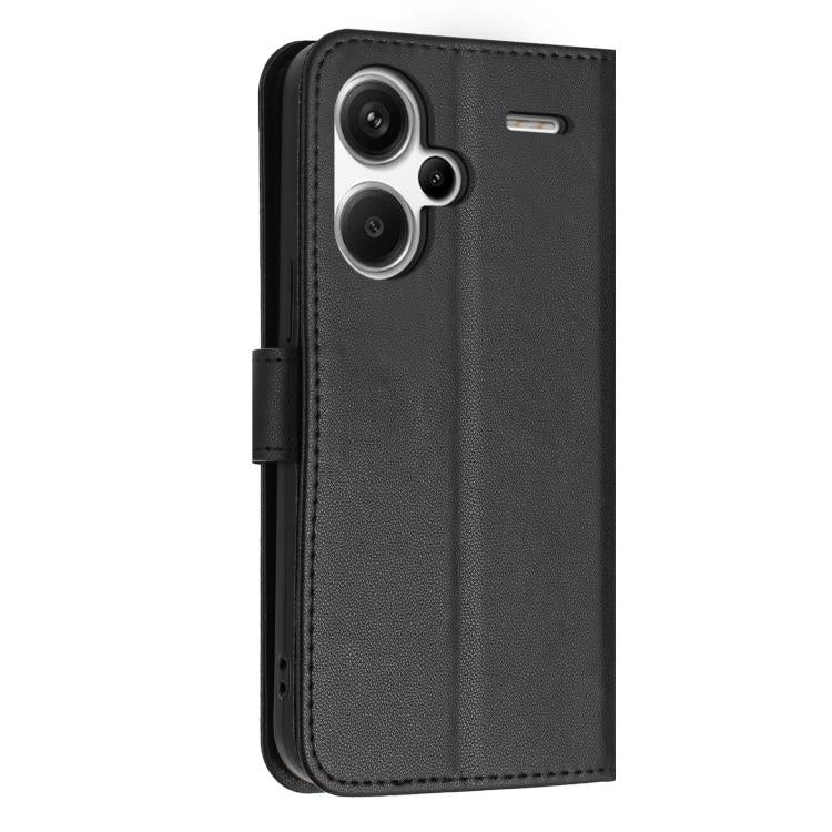 For Redmi Note 13 Pro+ 5G Global Glitter Butterfly Zipper Vegan Leather Phone Case with Wrist Strap