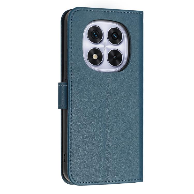 For Redmi Note 14 Pro 5G Glitter Butterfly Zipper Vegan Leather Phone Case with Wrist Strap
