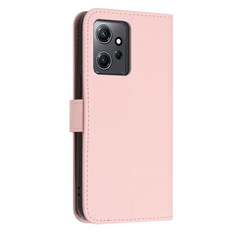 For Redmi Note 12 4G Global Glitter Butterfly Zipper Vegan Leather Phone Case with Wrist Strap