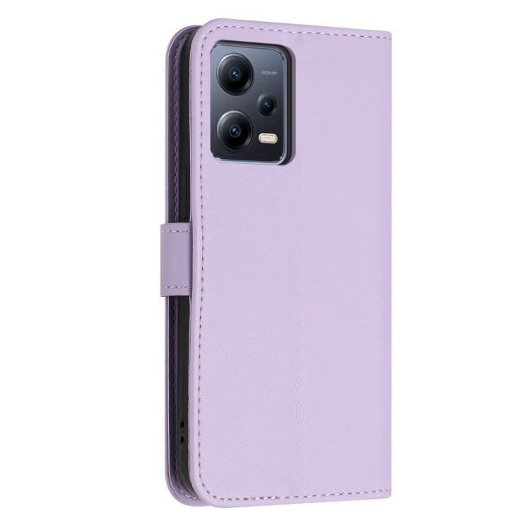 For Redmi Note 12 5G Global Glitter Butterfly Zipper Vegan Leather Phone Case with Wrist Strap