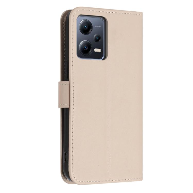 For Redmi Note 12 5G Global Glitter Butterfly Zipper Vegan Leather Phone Case with Wrist Strap