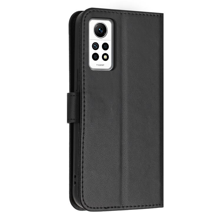 For Redmi Note 12 Pro 4G Global Glitter Butterfly Zipper Vegan Leather Phone Case with Wrist Strap