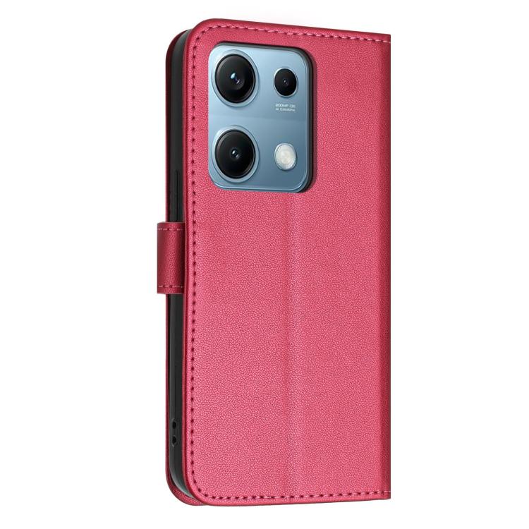 For Redmi Note 14S 4G Global Glitter Butterfly Zipper Vegan Leather Phone Case with Wrist Strap