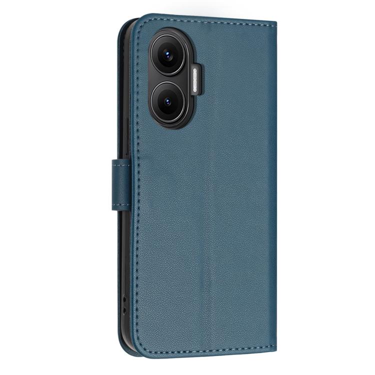 For Redmi Turbo 4 Pro / Poco F7 5G Global Glitter Butterfly Zipper Vegan Leather Phone Case with Wrist Strap