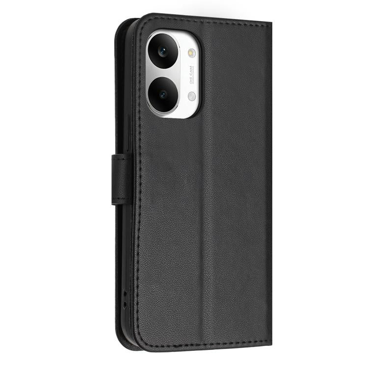 For Redmi Turbo 5 Max / Poco X8 Pro Max Glitter Butterfly Zipper Vegan Leather Phone Case with Wrist Strap