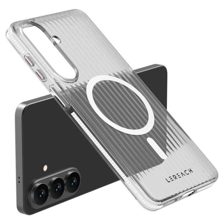 For Galaxy S26 5G LeReach TOC Icicle Series Ice Mist Double-Sided Non-Slip Magnetic Phone Case