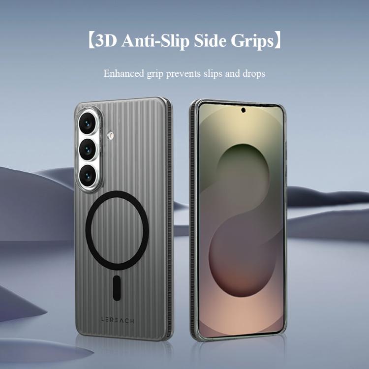 For Galaxy S26 5G LeReach TOC Icicle Series Ice Mist Double-Sided Non-Slip Magnetic Phone Case
